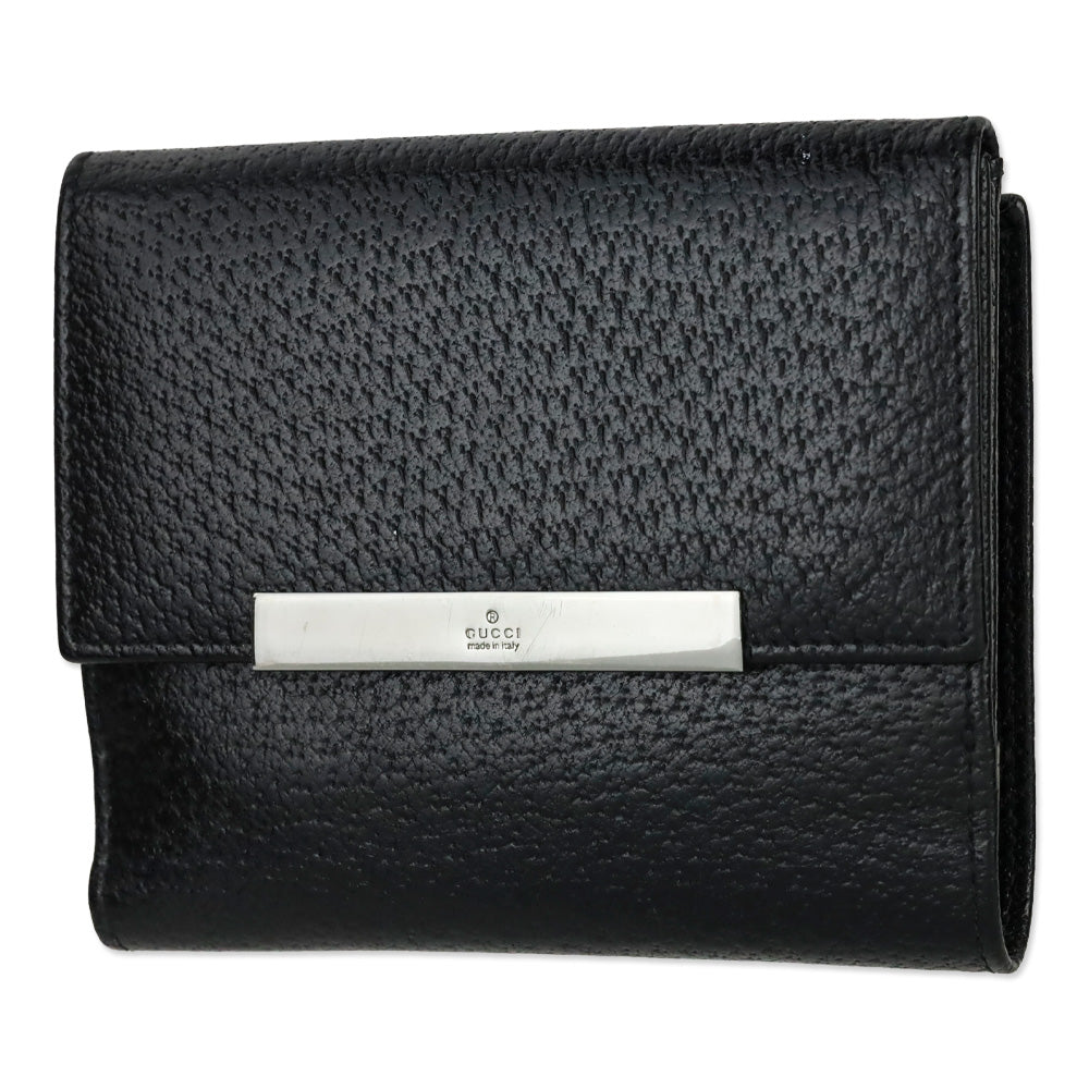 Gucci Vintage Pigskin Leather Trifold Wallet