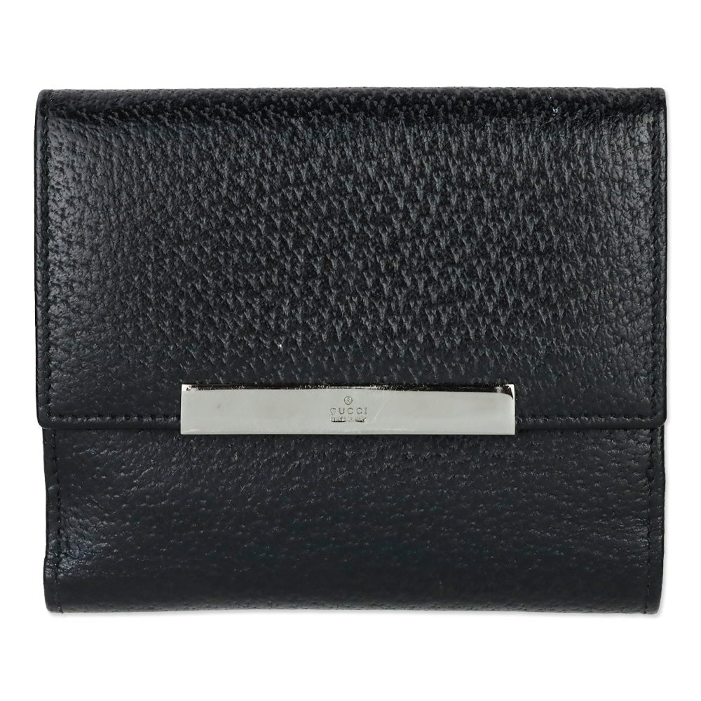 Gucci Vintage Pigskin Leather Trifold Wallet