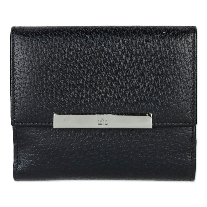 Gucci Vintage Pigskin Leather Trifold Wallet