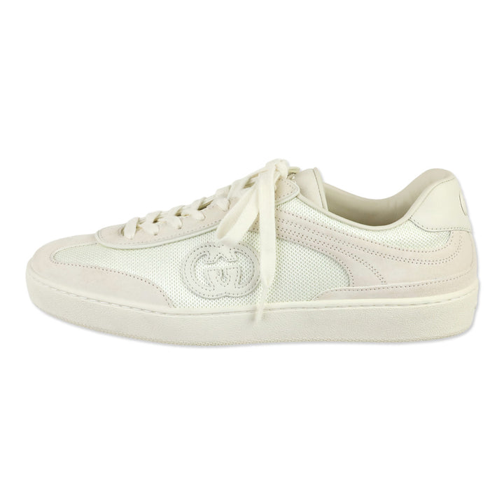 Gucci White Suede G75 Sneaker