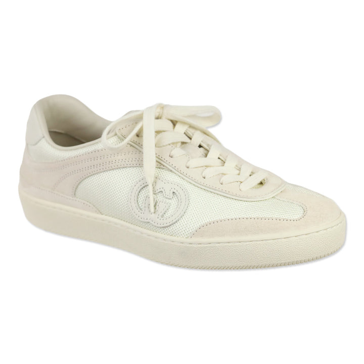 Gucci White Suede G75 Sneaker