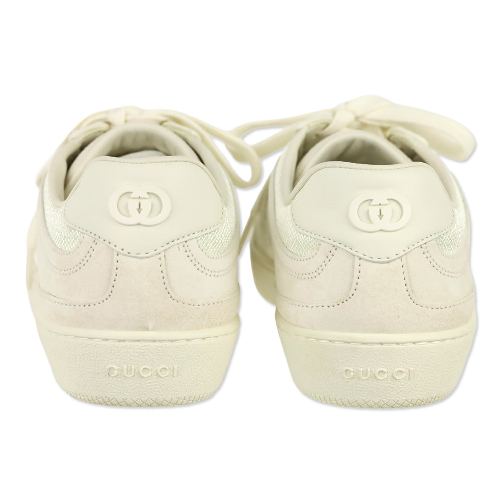 Gucci White Suede G75 Sneaker