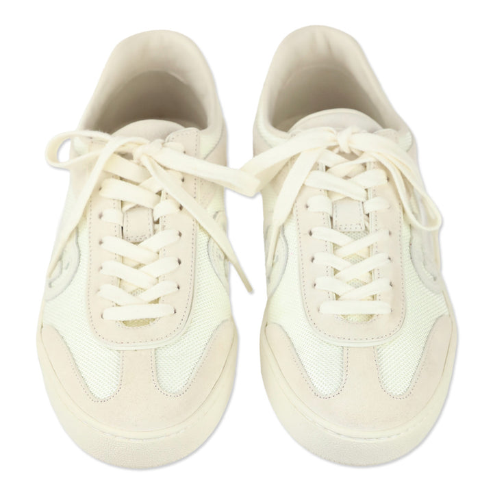Gucci White Suede G75 Sneaker