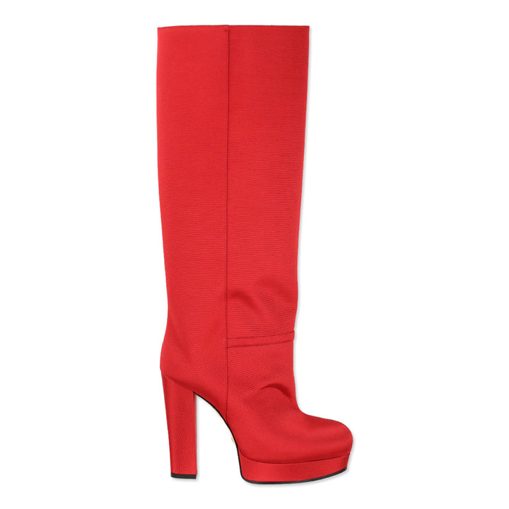 Gucci F/W 2019 RTW Heron Red Larius Boot