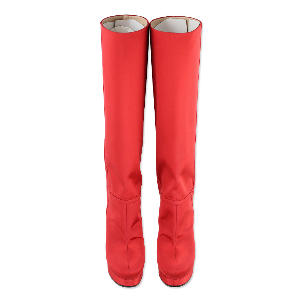 Gucci F/W 2019 RTW Heron Red Larius Boot