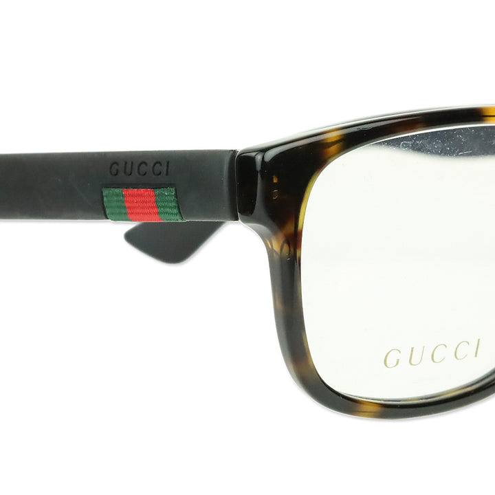Gucci GG0011O Tortoiseshell Square Eyeglasses