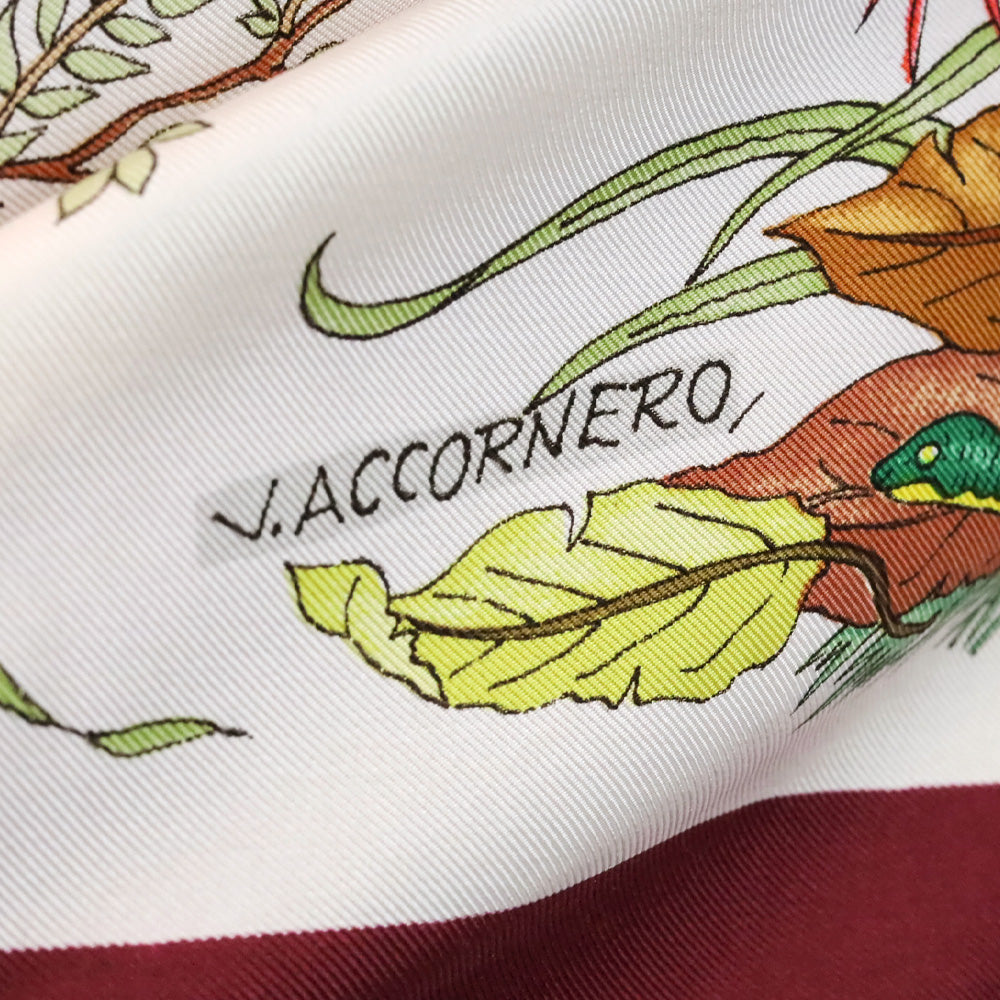 Gucci Vintage V. Accornero Silk Funghi Mushroom Scarf | DBLTKE