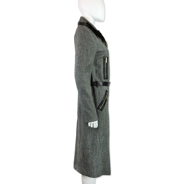 Gucci by Tom Ford A/W 2000 Herringbone Tweed Cashmere/Wool Coat