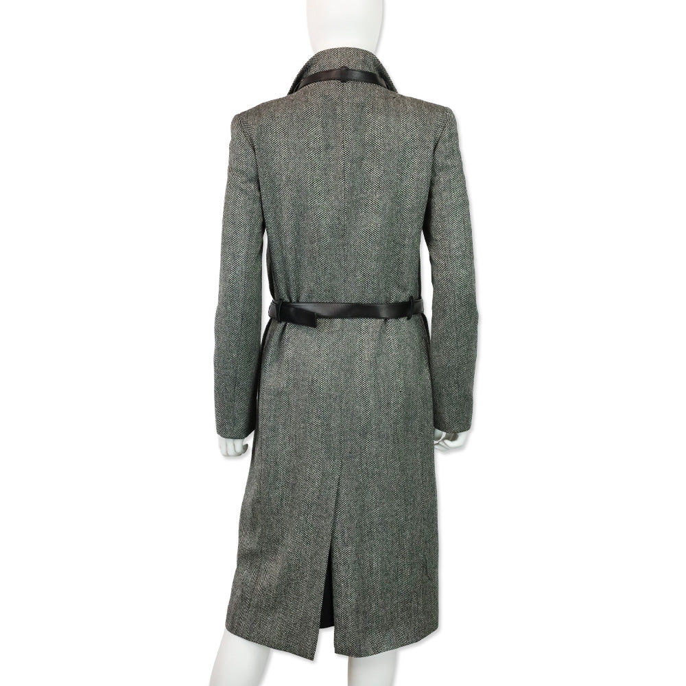 Gucci by Tom Ford A/W 2000 Herringbone Tweed Cashmere/Wool Coat