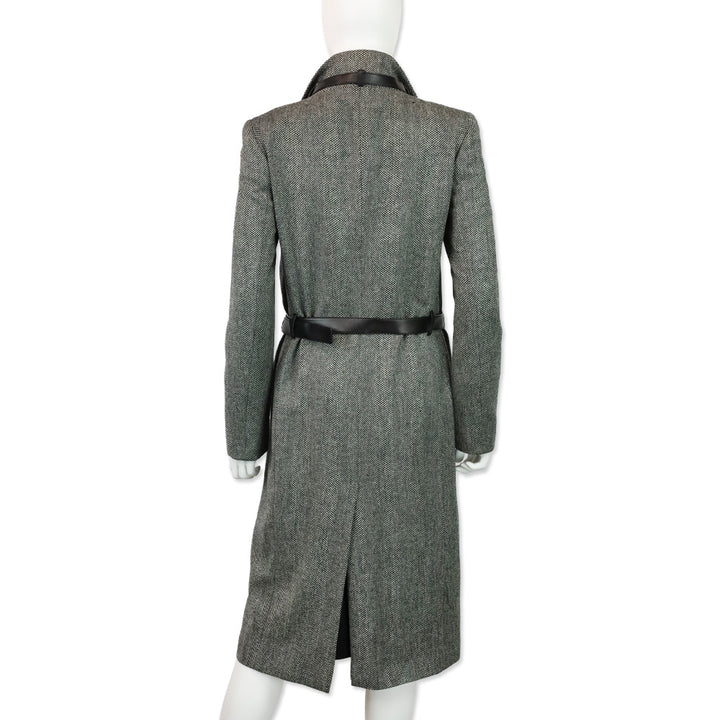 Gucci by Tom Ford A/W 2000 Herringbone Tweed Cashmere/Wool Coat