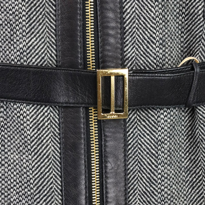 Gucci by Tom Ford A/W 2000 Herringbone Tweed Cashmere/Wool Coat