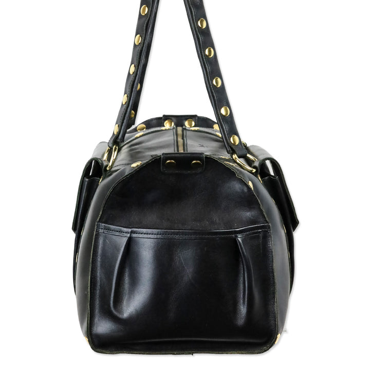 Hammitt Black Leather Suzy Diaper Bag