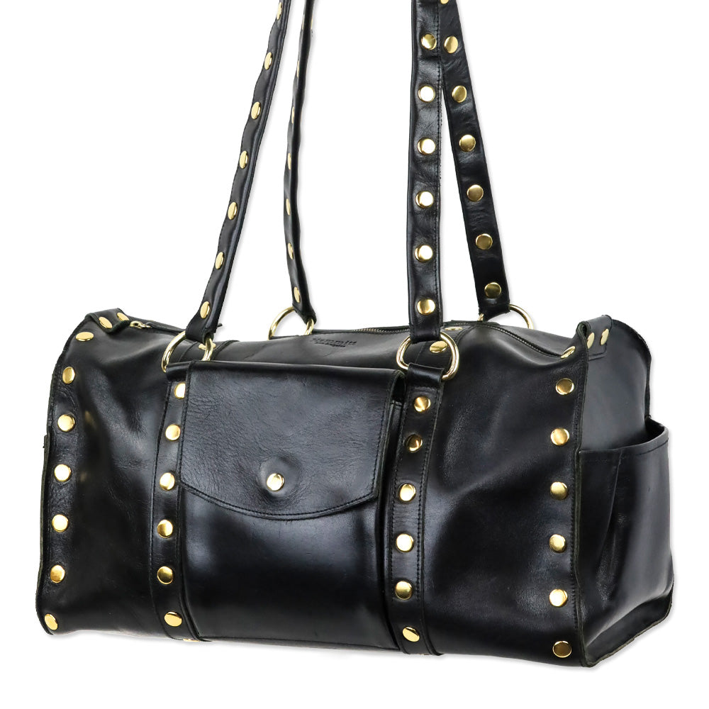 Hammitt Black Leather Suzy Diaper Bag