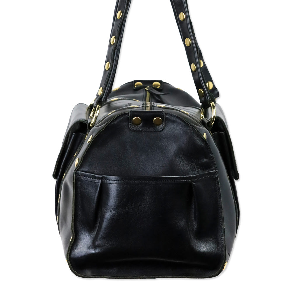 Hammitt Black Leather Suzy Diaper Bag