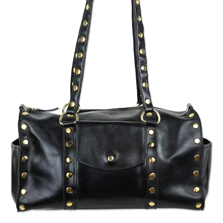 Hammitt Black Leather Suzy Diaper Bag