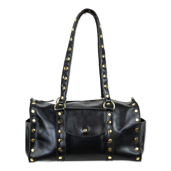 Hammitt Black Leather Suzy Diaper Bag