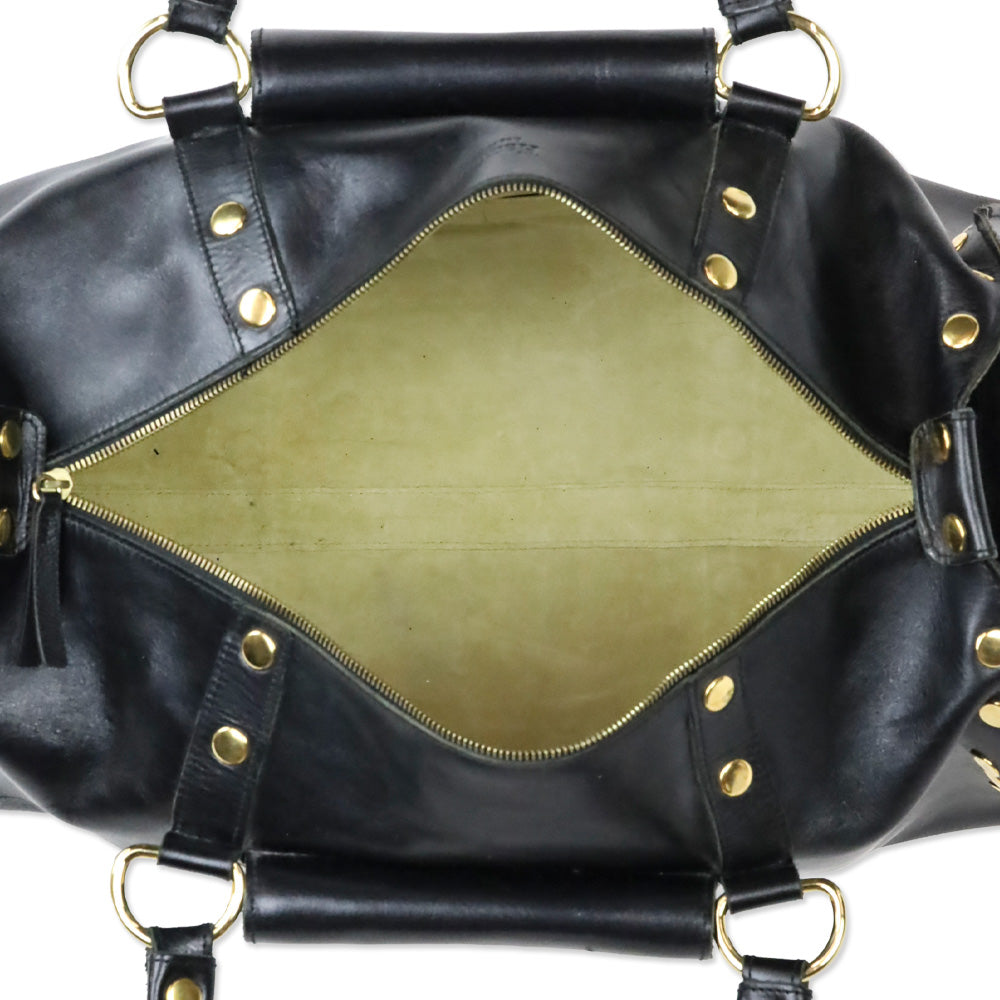 Hammitt Black Leather Suzy Diaper Bag