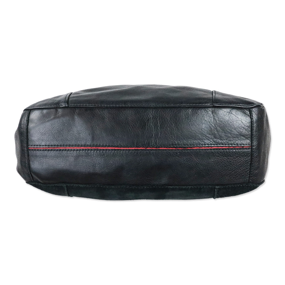 Hammitt Black Leather/Suede Large Daniel Tote