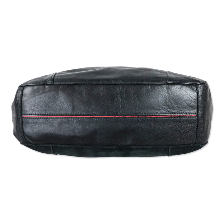 Hammitt Black Leather/Suede Large Daniel Tote