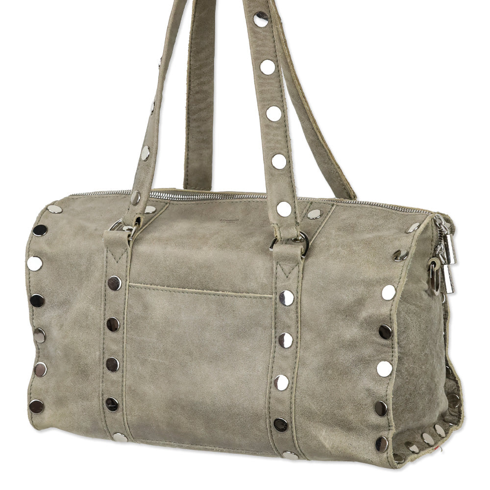 Hammitt Pewter/Brushed Silver Satchel Crossbody