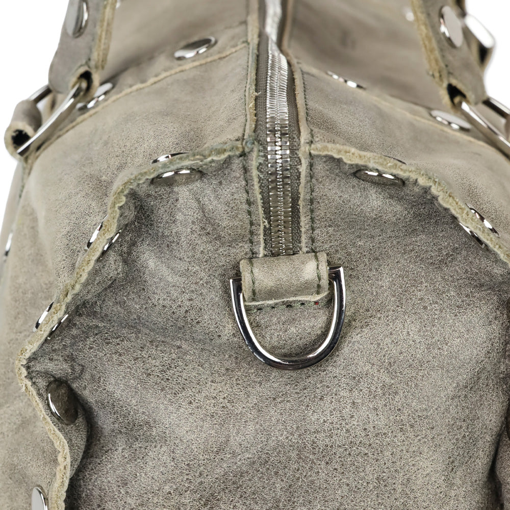 Hammitt Pewter/Brushed Silver Satchel Crossbody