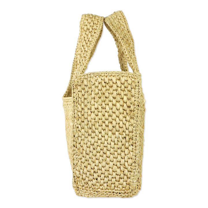 Hat Attack New York Mini Lulu Raffia Tote Bag