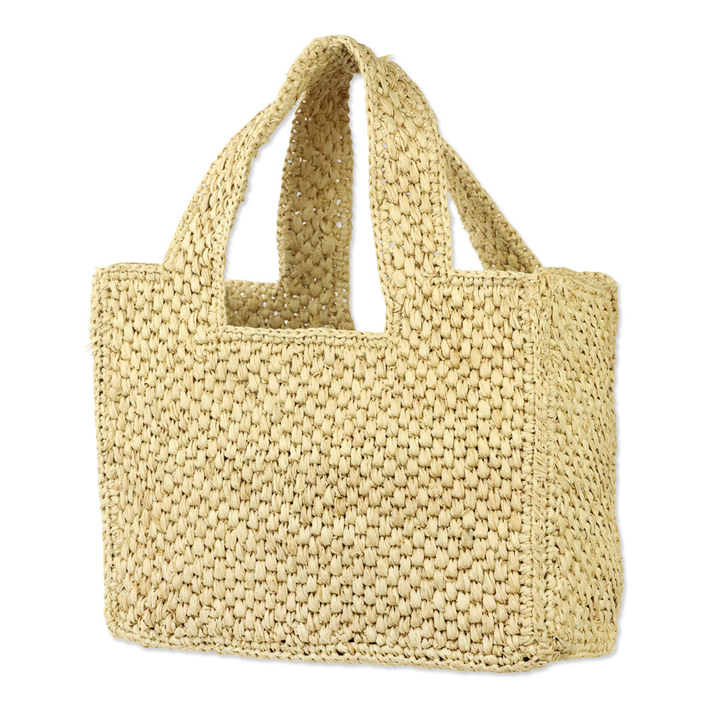 Hat Attack New York Mini Lulu Raffia Tote Bag