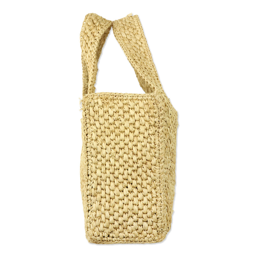 Hat Attack New York Mini Lulu Raffia Tote Bag