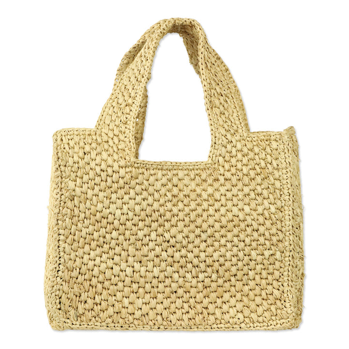 Hat Attack New York Mini Lulu Raffia Tote Bag
