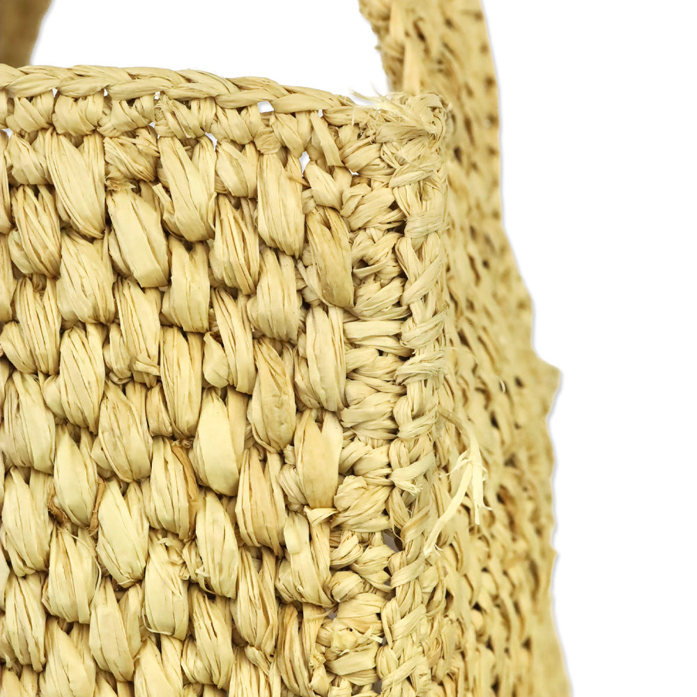 Hat Attack New York Mini Lulu Raffia Tote Bag