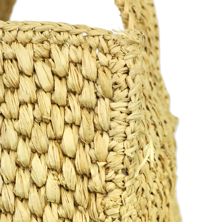 Hat Attack New York Mini Lulu Raffia Tote Bag