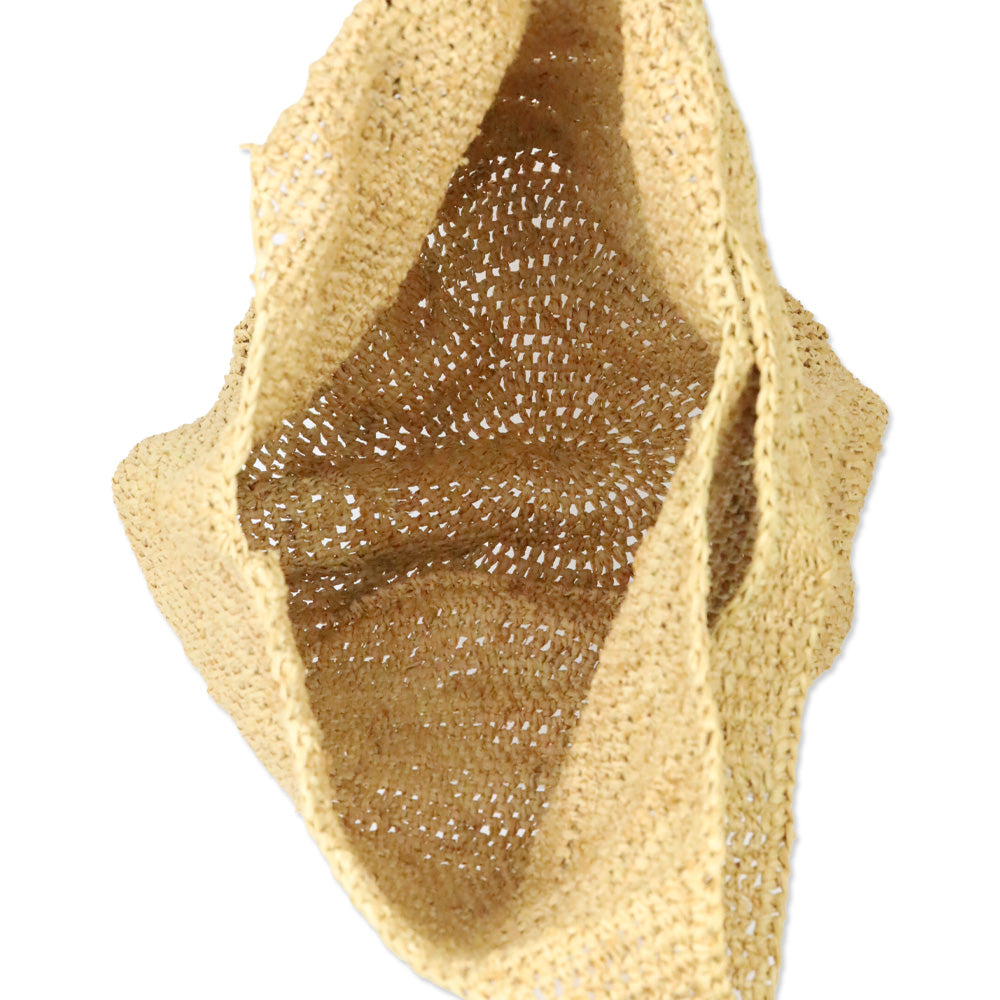 Helen Kaminski Beige Woven Raffia Crossbody Hobo Bag