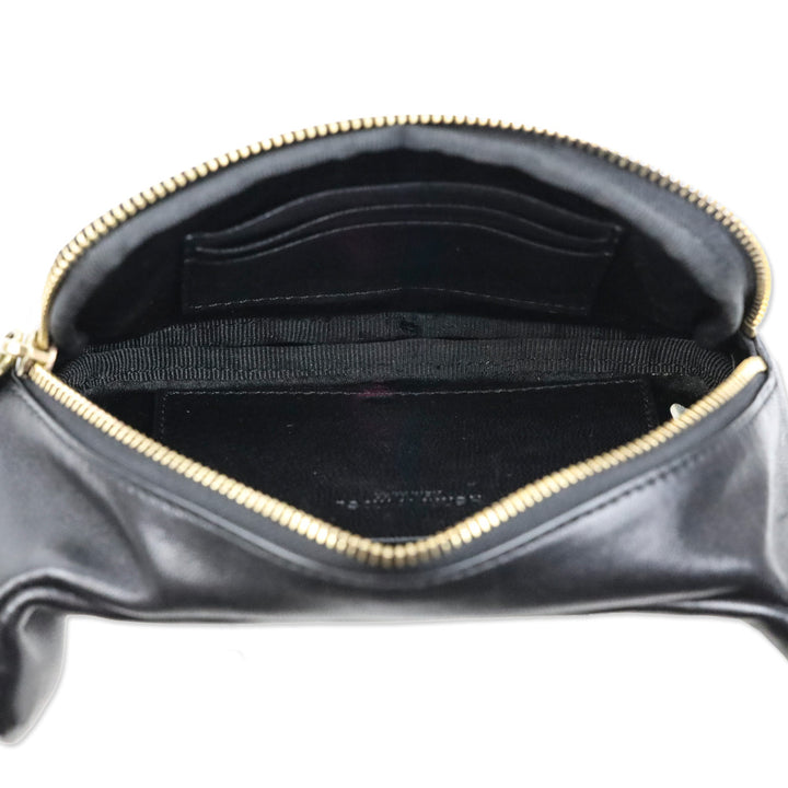 Henri Bendel Black Quilted Leather 712 Belt Bag