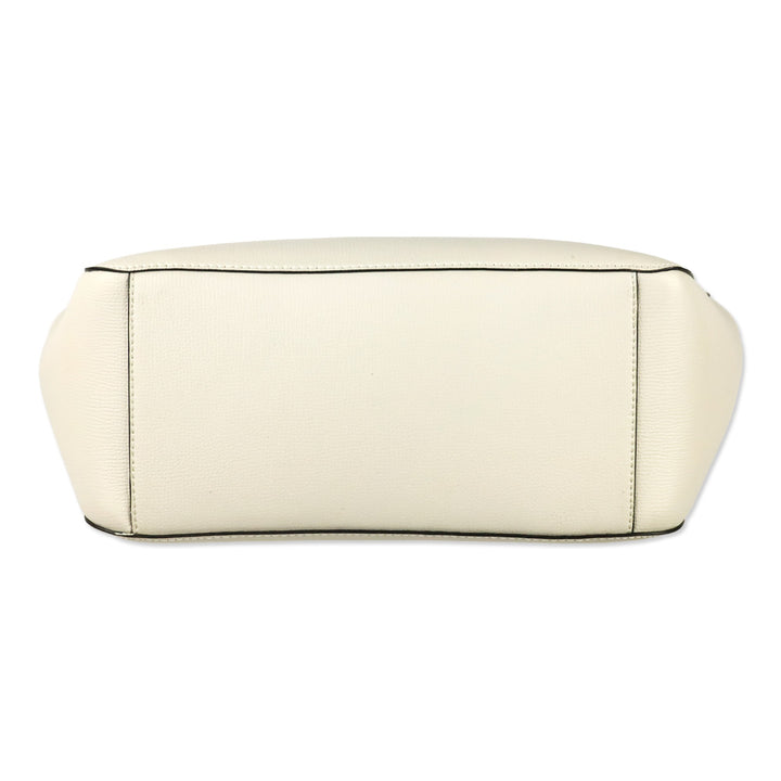 Henri Bendel Cream West 57th Leather Tote