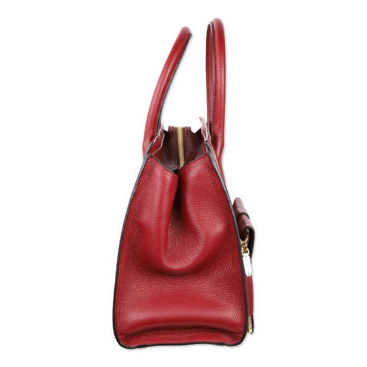 Henri Bendel Red Leather Rivington Tote