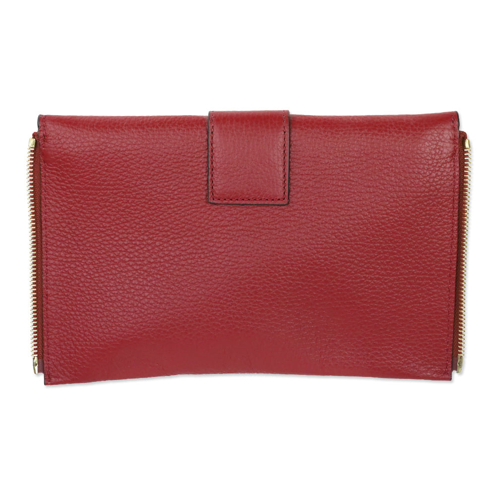 Henri Bendel Red Leather Rivington Tote