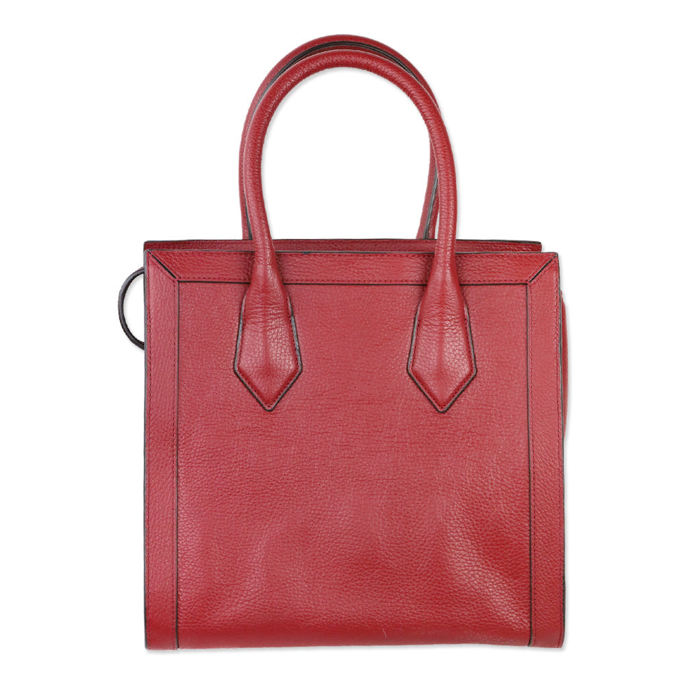 Henri Bendel Red Leather Rivington Tote