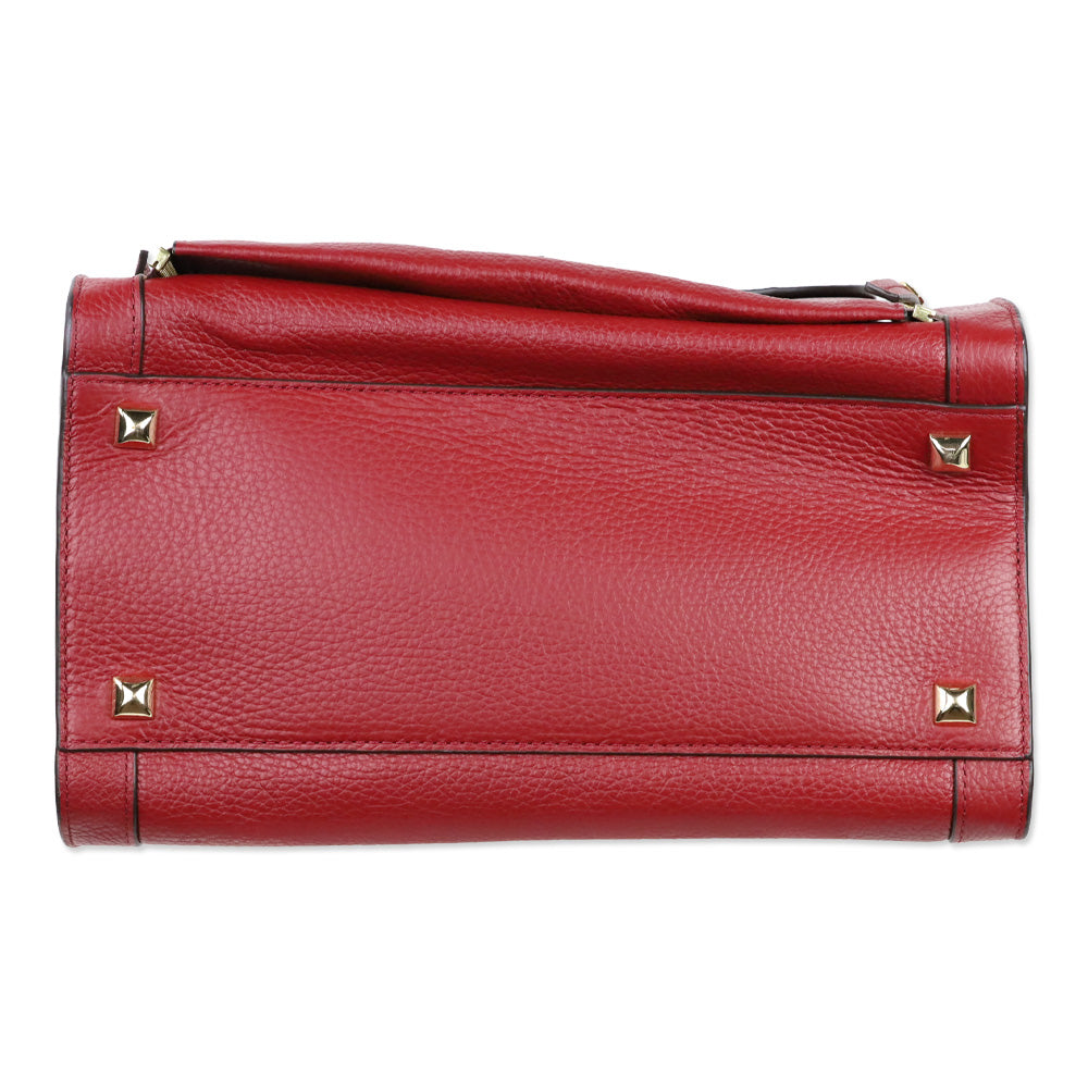 Henri Bendel Red Leather Rivington Tote