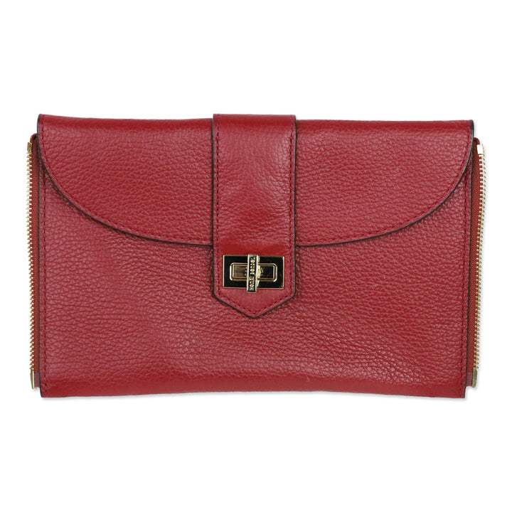 Henri Bendel Red Leather Rivington Tote