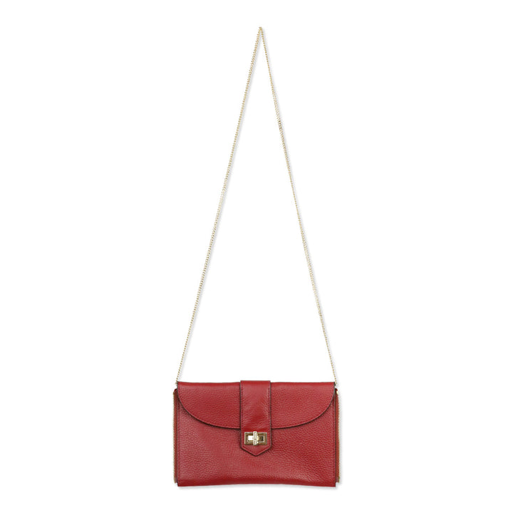 Henri Bendel Red Leather Rivington Tote