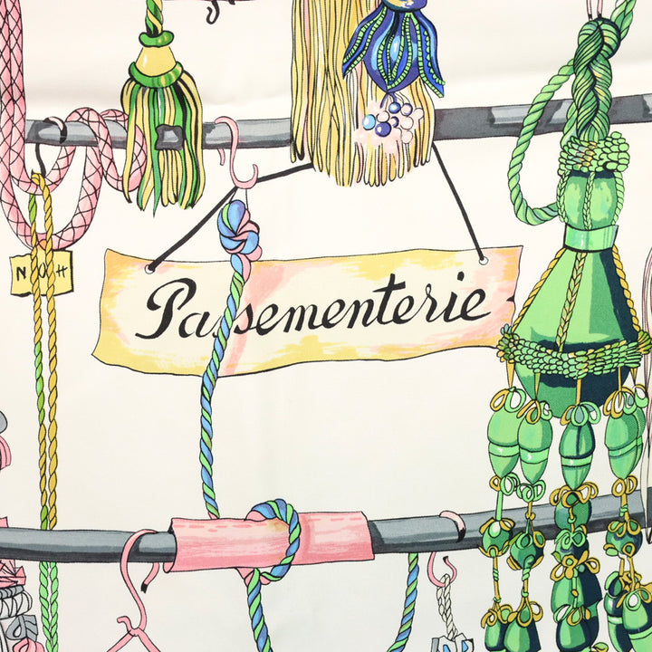 Hermès 2004 Pink Passementerie by F Héron Silk Scarf
