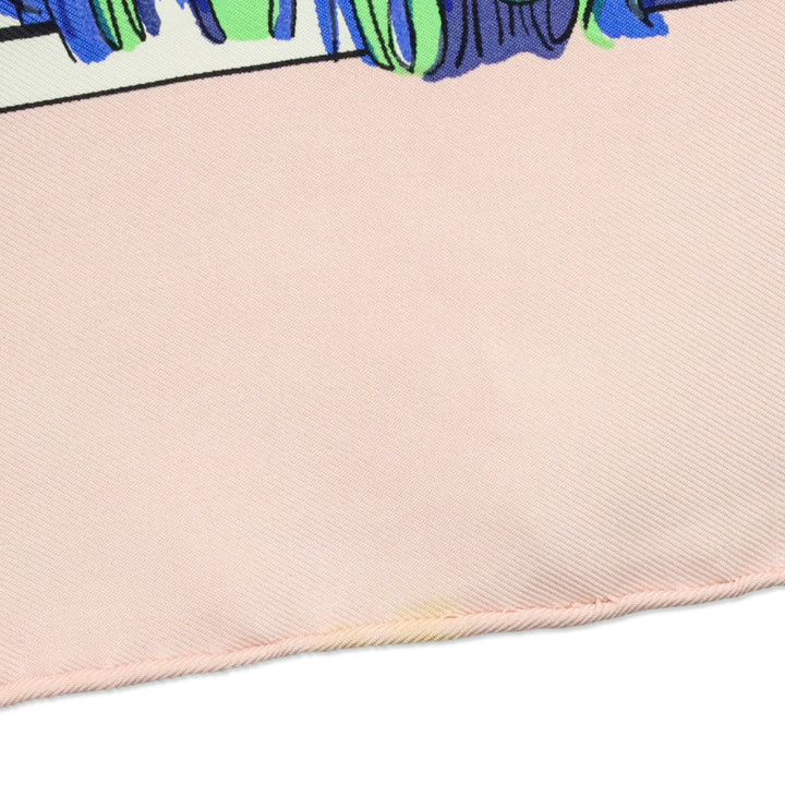 Hermès 2004 Pink Passementerie by F Héron Silk Scarf