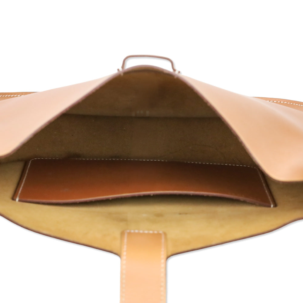 Hermès 2017 Tan Vache Hunter Leather Evelyne Sellier 29