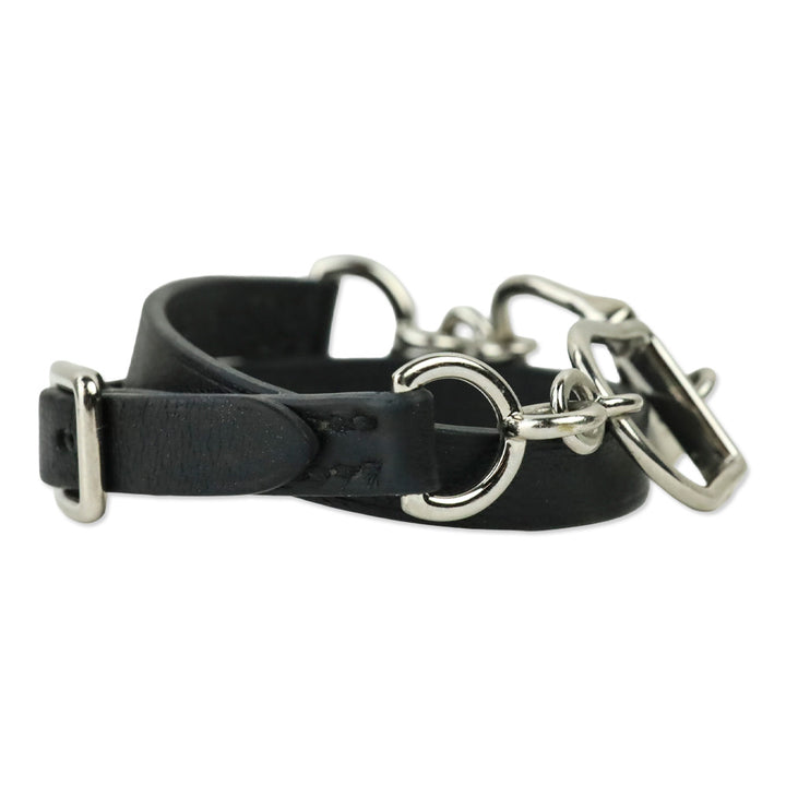 Hermès Black Etrier Double Tour Bracelet
