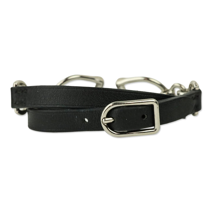 Hermès Black Etrier Double Tour Bracelet