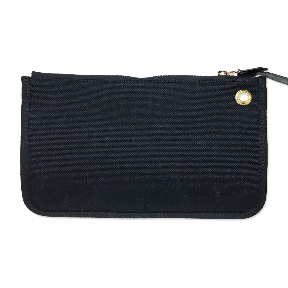 Hermès Black Noir Toile Militaire Vache Hunter Gold Hardware Herbag Zip Retourne 31 PM