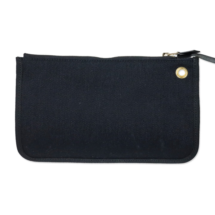 Hermès Black Noir Toile Militaire Vache Hunter Gold Hardware Herbag Zip Retourne 31 PM