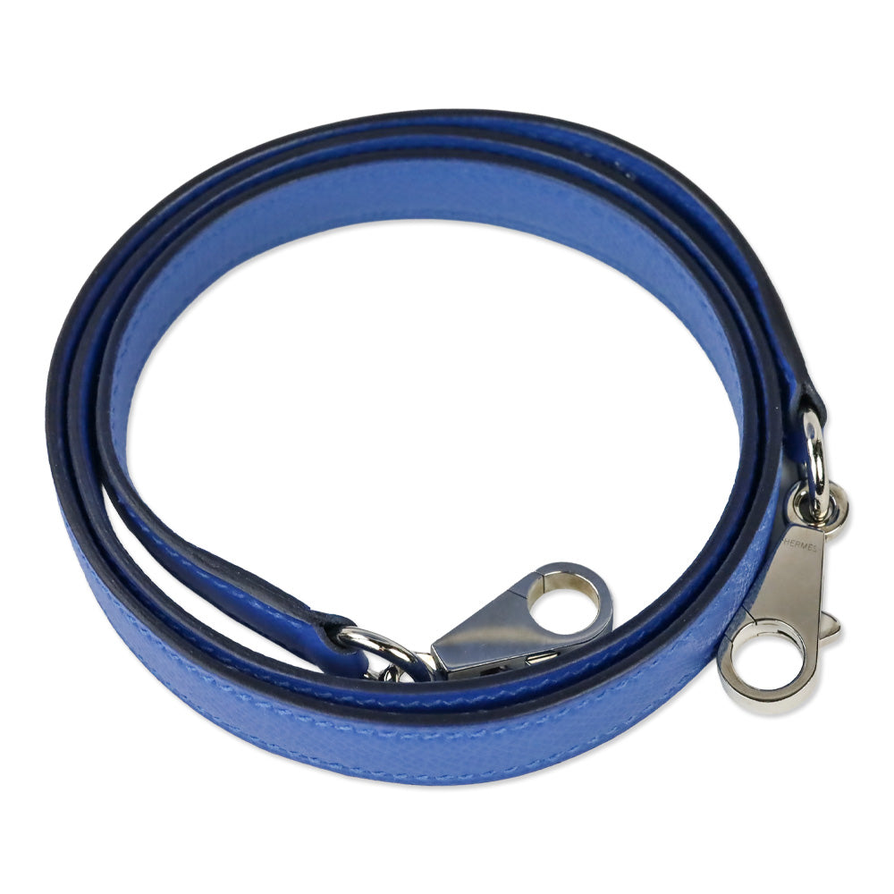 Hermès Bleu Hydra Epsom Sellier Kelly 32 with Palladium Hardware