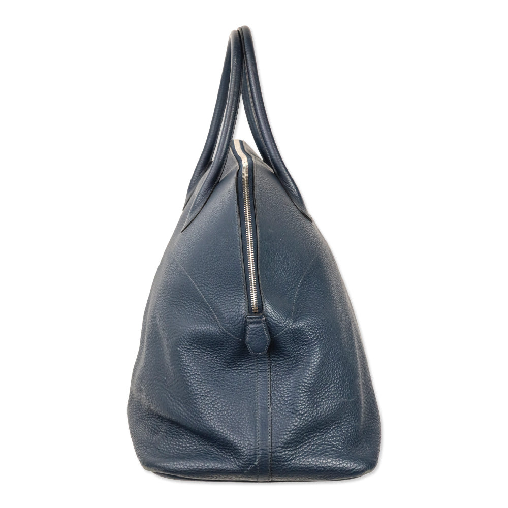 Hermès Blue Agate Clemence Bolide Relax 45 Bag