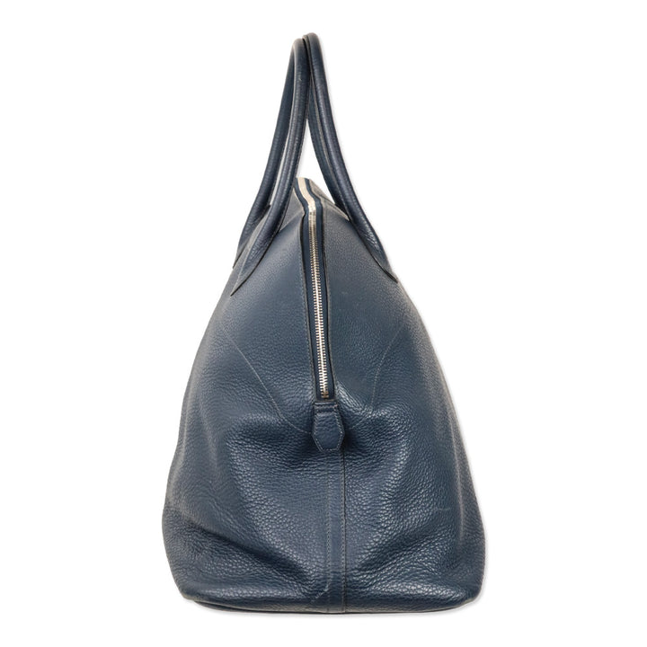 Hermès Blue Agate Clemence Bolide Relax 45 Bag